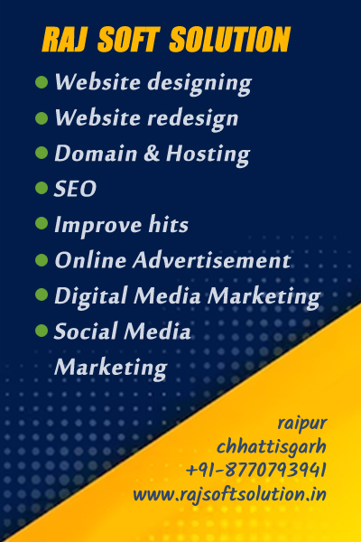 raj soft solution 8770793941